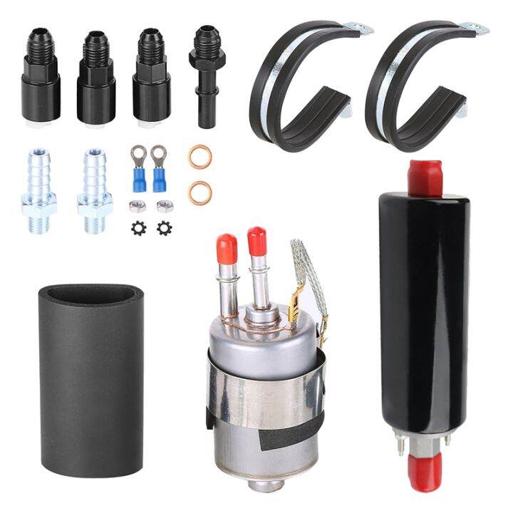 Spare Parts LS Fuel Filter & Regulator EFI Fuel Pump Kit Walbro Returnless 6AN Engine Swap