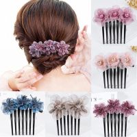New Korean version of the exquisite hair comb fashionable womens birthday gift hair accessories flower hair clip