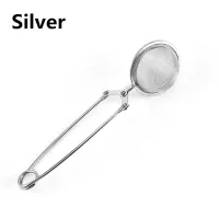 ;[-[; Tea Infuser Stainless Steel Sphere Mesh Tea Strainer Coffee Herb Spice Filter Diffuser Handle Tea Ball Match Tea Bags