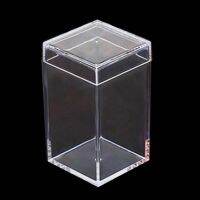 Acrylic High transparent plastic small box mini cute storage box transparent plastic box DIY jewelry crystal display finishing box square rectangle