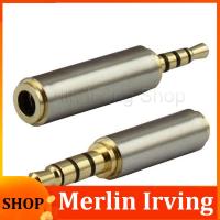 Merlin Irving Shop Audio Jack plug 3.5mm male Stereo to 2.5mm female 2.5 male to 3.5 female cable connector Adapter Converter Headphone