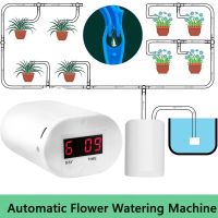 Flowers Plants Home Sprinkler Drip Irrigation Device Pump Timer System 2/4/8 Head Automatic Watering Pump Controller Garden Tool Watering Systems  Gar