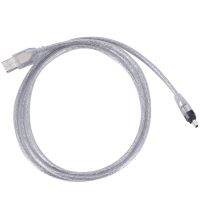 1.5M USB เป็น IEEE 1394 4 Pin Firewire DV Adapter Cable Converter สำหรับกล้อง PC