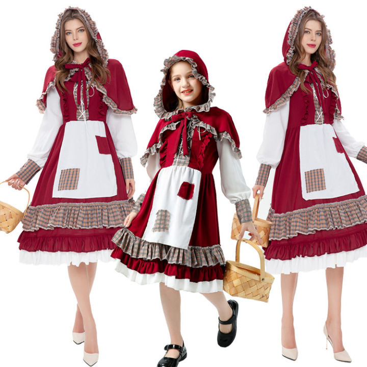 Children's Day Fairy Tale Adult Children's Wear Girl Little Red Riding ...