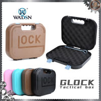 WADSN ยุทธวิธี Glock P istol Guun กล่องพกพา Hard ABS การล่าสัตว์ Handguun Kublai P1 เครื่องมือกรณี Protector เก็บกระเป๋าเดินทาง HOLSTER