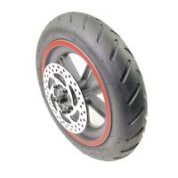 Electric Scooter 8.5 Inch Inflatale Rear Wheel Tire Aluminum Alloy Wheel Hub 110Mm Brake Disk Set for Xiaomi M365 / 1S