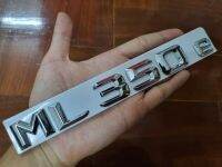 ขนาดต่อตัวอักษร ยาว 3 * สูง 2.5 cm *ML350e* Mercedes Benz ML CLASS trunk logo 3D emblem โลโก้ติดด้านหลัง เบนซื