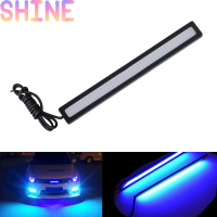 Shine Blue super bright Car cob ไฟ LED DRL ไฟตัดหมอกขับรถกันน้ำ DC 12V 17cm