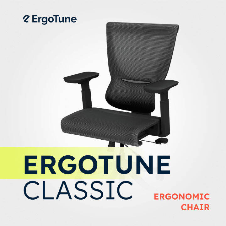 LUIL ErgoTune Classic Ergonomic Office Chair Lazada Singapore