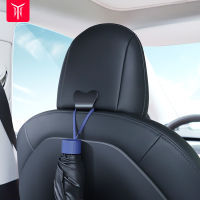 YZ สำหรับ Tesla รุ่น3รุ่น Y X S กระเป๋าถือร้านขายของชำกระเป๋า Hook Back Seat Hook สำหรับ Tesla 20222023รถ Accessries