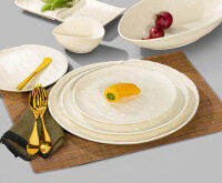 จานหน้ากลม Round Plate ขนาด 25.5 CM (สีขาว ครีม ดำ) / ทำจากวัสดุ Fine Porcelain คุณภาพสูง แบรนด์ Wilmax England