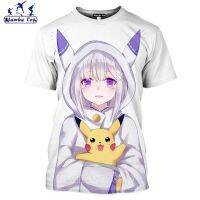 Mamba Top Mens T-shirts Harajuku 3D Anime Re Zero T Shirt Funny Loli Beatrice Casual Men Tshirt Hentai Beach Fitness Sportswear