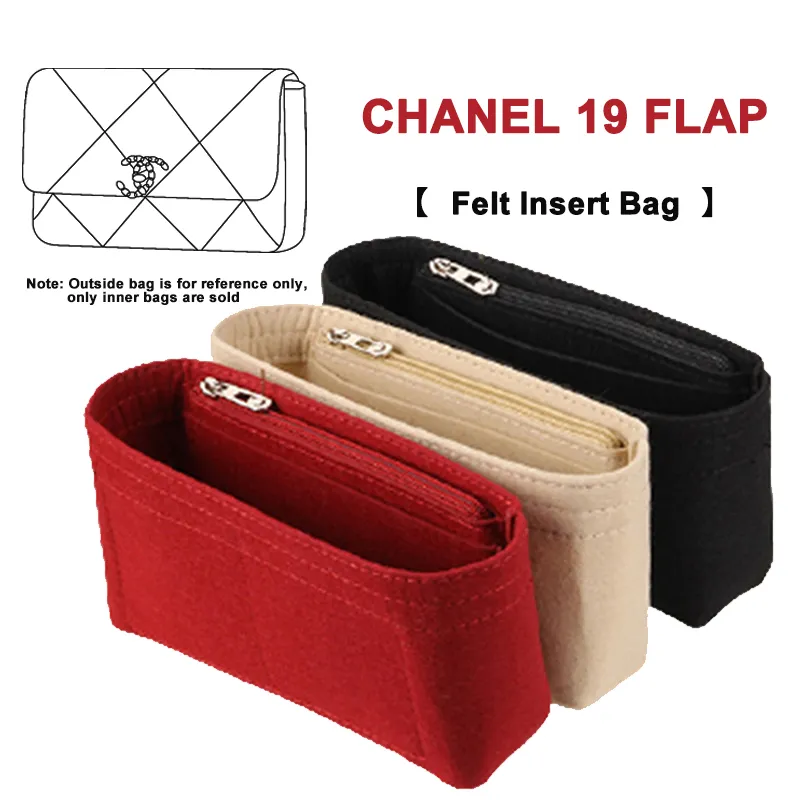 Felt Cloth Travel Insert Organizer For Handbags Tote Cosmetic