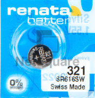 Renata 321 SR616SW Battery แบตเตอรี่ ถ่านกระดุม [1 ก้อน]