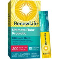 Renew Life Adult Probiotic 200 Billion- Ultimate Flora Probiotic Extra Care, Probiotic Supplement โปรไบโอติก  จุลินทรีย์ 10 ชนิด 2 แสนล้านตัว ปรับสมดุล ย่อยอาหาร ขับถ่าย