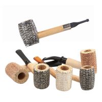 【YF】 NEW Corn Cob Material Tobacco Pipes Smoking Pipe Fill Sepiolite powder Cigarette Holder Mouthpiece Accessories