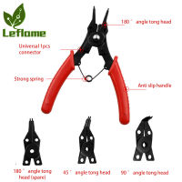 Leflame 4 In 1 Multifunctional Snap-Ring Pliers Multi Crimp Tool Ring Remover Retaining Circlip Pliers For Workshop Diy