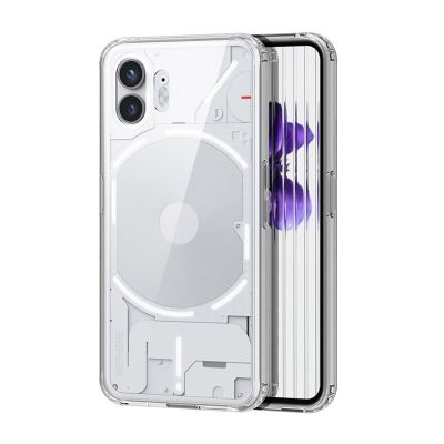 For Nothing Phone 2 Clear Back Case Shockproof Transparent Ultra Slim Hybrid Soft tpu+Acrylic Cover Phone Cases
