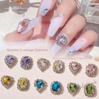 【hot sale】 ✵▪ B50 2022 Luxury Gemstone Nail Art Accessories / summer all-match manicure full of diamond jewelry/ Crystal Moonlight Metal Bound Nail Art Jewelry