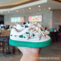 AEOZAD รองเท้าเล่นกีฬากลางแจ้งฤดูใบไม้ผลิเด็กใหม่โบว์ Zapatillas เด็กอ่อน