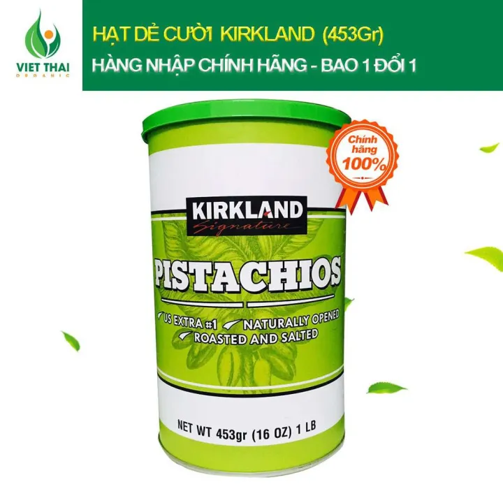 【ĐẶC BIỆT】Hạt Dẻ Cười Kirkland Mỹ - Hàng Chuẩn 100% Không Tẩy Không Hoá Chất - Việt Thái Organic