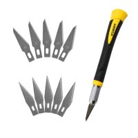 【YF】 Scalpel Tools Kit Cutter Engraving Craft knives   10pcs Blades Mobile Phone PCB Repair Hand