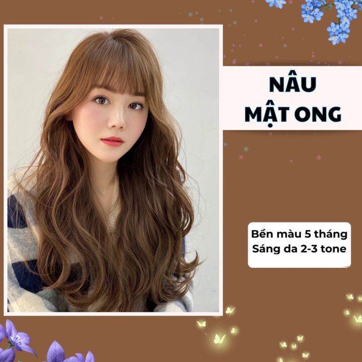 Thuốc Nhuộm Tóc Màu Nâu Mật Ong-TANTK733 | Lazada.vn