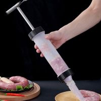 【CW】 Sausage stuffer meat filler sausage making machine plastic syringe kitchen tool