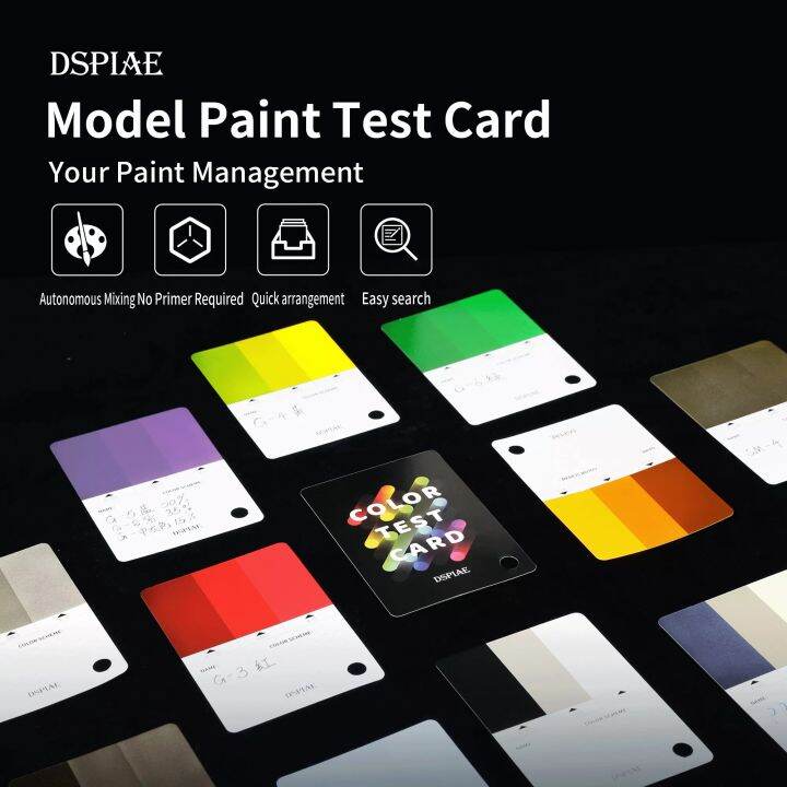 [Hot K] DSPIAE CC01 Try Color Swatches Model Paint Color Test Card