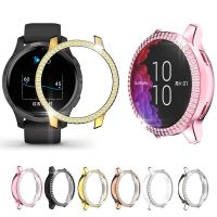 Diamond Glitter PC Hard Edge Case Protector Bling Shell Frame For Garmin Venu Watch Protective Bumper Full Cover Accessories