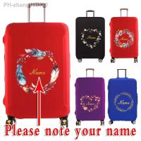 Custom Name Luggage Cover Accessory Personalized Thicker Elastic Suitcase Dust Cover for 18-28 Inch Luggage Protective Case