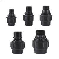 ∏✤☑ 20/25/32/40/50mm PE Pipe Reducer Fast Direct Connect 1/2 3/4 1 1.2 1.5 Male Thread Agriculture Field Irrigation Pipe Fitting