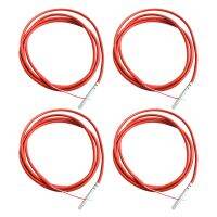 4X 2 Wire PT1000 Temperature Sensor Thermistor Silicone Gel Coated 1.5Meters Probe 45mm x 5mm -50-180 Centigrade RTDs