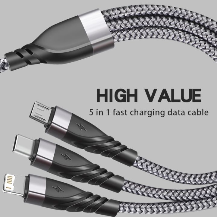 5-in-1-usb-c-fast-charger-cable-for-iphone-14-13-12-11-huawei-xiaomi-redmi-samsung-usb-lightning-type-c-micro-charging-wire-cord-cables-converters