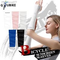 GTUBIKE 1Pair Sports Arm Sleeves Women Running Cycling Fishing Cool Breathable Sunscreen Ice Silk Arm Cover Outdoor Cuff Guard