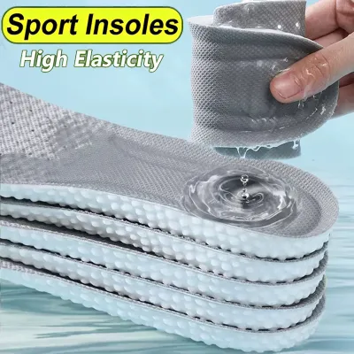 ❒☊ Breathable Cotton Sport Insoles Soft High Elasticity Shoe Pads Deodorant Shock Absorption Cushion Arch Support Insole Men Women