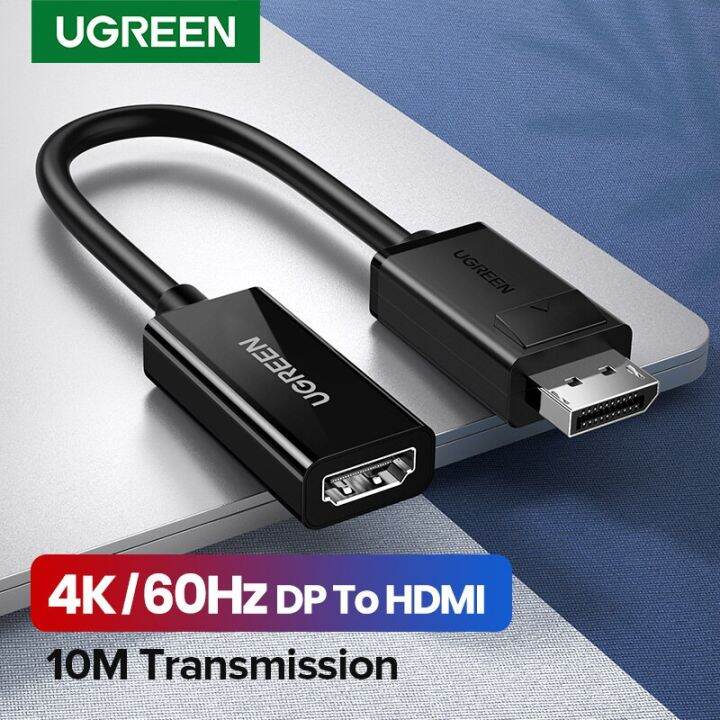 Ugreen Displayport DP To HDMI Adapter 4K Display Port Cable Converter 1080P For PC Laptop