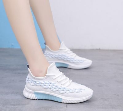 รองเท้าผู้หญิง รองเท้าผ้าใบ คัชชู รองเท้าแฟชั่นผู้หญิง รองเท้าใส่ทำงาน แฟชั่นเกาหลี New Fashion รุุ่น Fish Triple__888