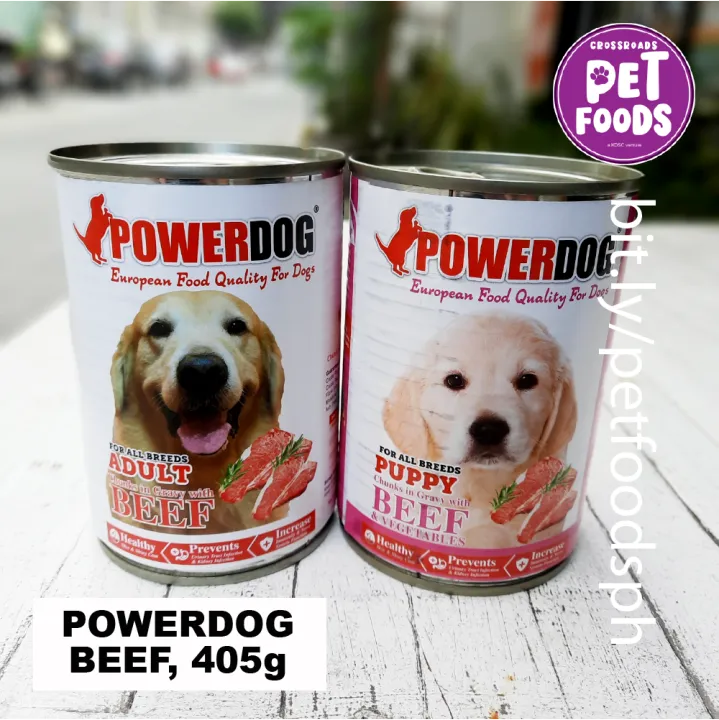 POWER DOG • CANNED FOOD • LAMB FLAVOR • 405g • ADULT/PUPPY VARIANT