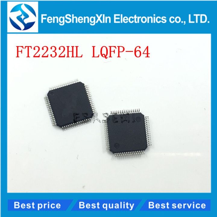 2pcs/lot  New FT2232 FT2232HL LQFP64C Dual High Speed USB to Multipurpose UART/FIFO IC