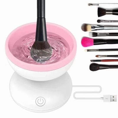 Women Eye Shadow Brush Cleaning Tool with USB Charging Makeup Brush Cleaner Machine