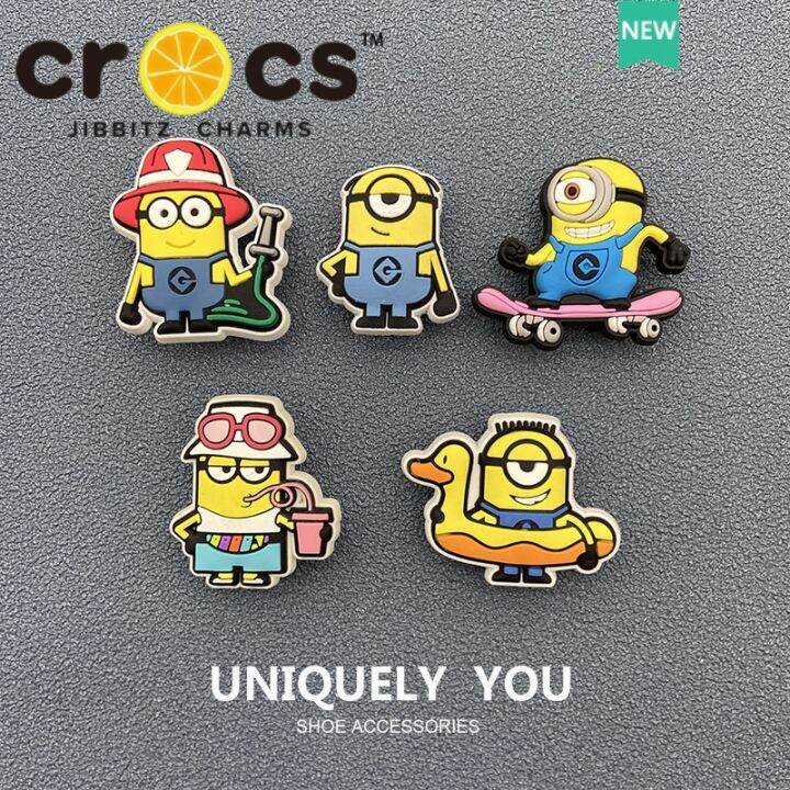 minion croc charms