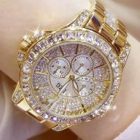 Fashion Women Watch with Diamond Watch Ladies Top Luxury Brand Ladies Casual Womens Bracelet Crystal Watches Relogio Feminino 【BYUE】