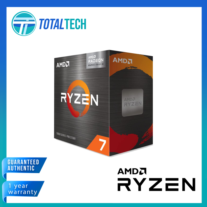 AMD RYZEN 7 5700G 8 CORE 16 THREAD DESKTOP PROCESSOR WITH visual data 8