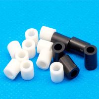 25pcs Inside Dia 3 4 5 6 8mm Black White ABS Nylon Plastic Non-Threaded Spacer Hollow Standoff Washer M3 M4 M5 M6 M8 Screw Bolt