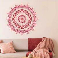 Mandala Auxiliary Painting Template Large Reusable Diy Craft Floor Wall Tile Fabric Furniture Painting Drawing Decor Rulers  Stencils