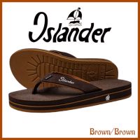 [A NEW HOT]◆♈✅Islander รองเท้าแตะสำหรับผู้ชายสีน้ำตาล/น้ำตาล ,รองเท้ายางฤดูร้อนแท้/รองเท้าแตะฟลิปฟล็อป