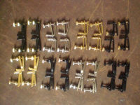 100PCs ไวโอลิน Fine Tuners โลหะ Fiddle String Adjusters ไวโอลินอะไหล่สีต่างๆใน14 12 34 44ขนาด