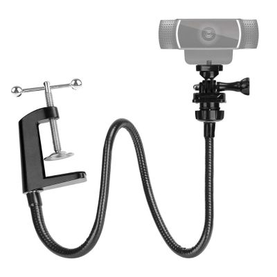 Camera cket with Enhanced Desk Jaw Clamp Flexible Gooseneck Stand for Webcam Brio 4K C925e C922x C922 C930e C930 C920 D08 20