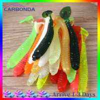 20pcs 2g/7.5cm T-tail Soft PVC Worm Fishing Lures 10 Colors Swim Baits